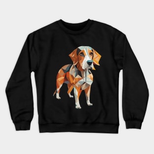 Geometric Beagle Crewneck Sweatshirt